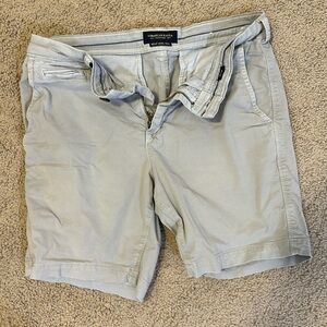 American Eagle Next Level Flex Khaki Shorts
